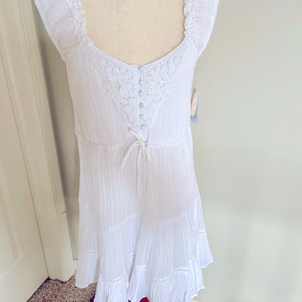 Guess Ciel Pure White Dress NWT Size S